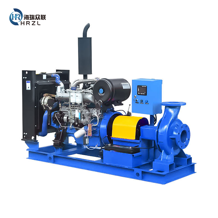 Diesel engine horizontal single-stage pump