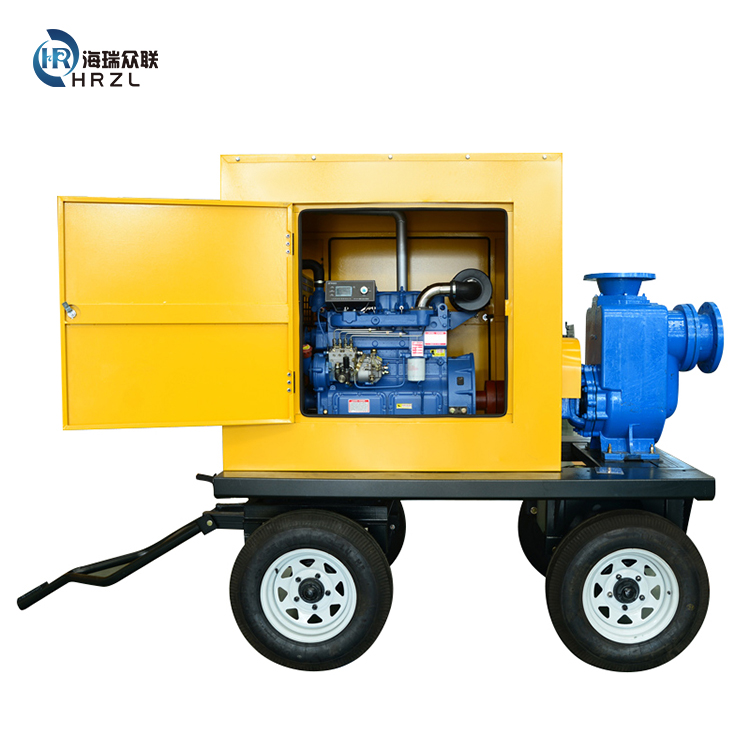 Diesel self-priming water pump