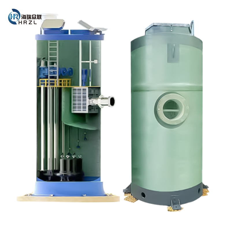 Integrated prefabricated pumping station