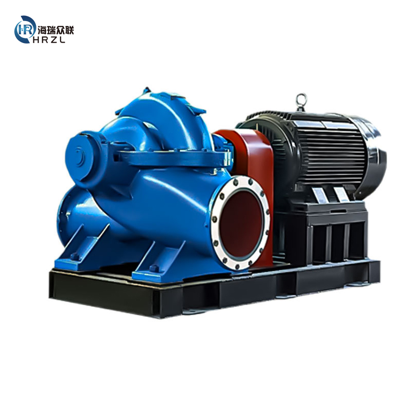 Horizontal double suction split pump
