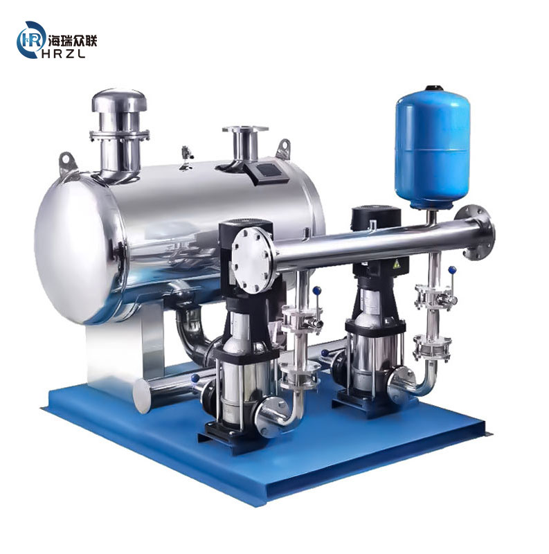 Tank type laminated non-negative pressure water supply equipment
